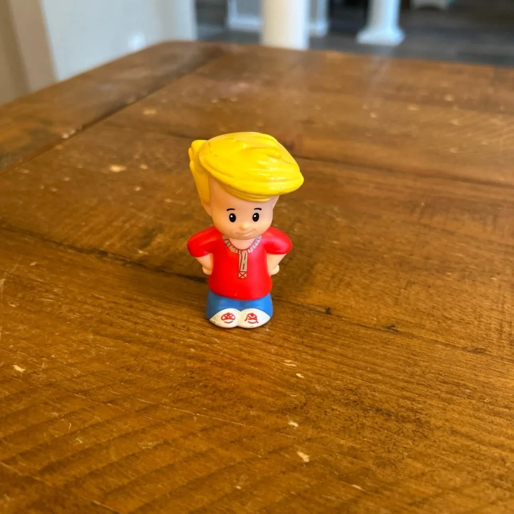 Fisher Price Little People Eddie in red shirt as is